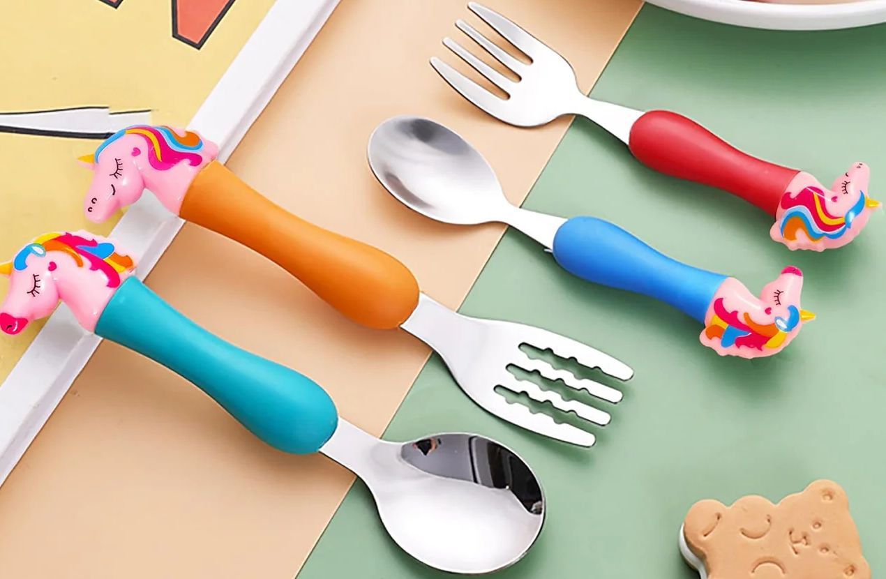 Stainless Steel Cutlery Baby Fork
