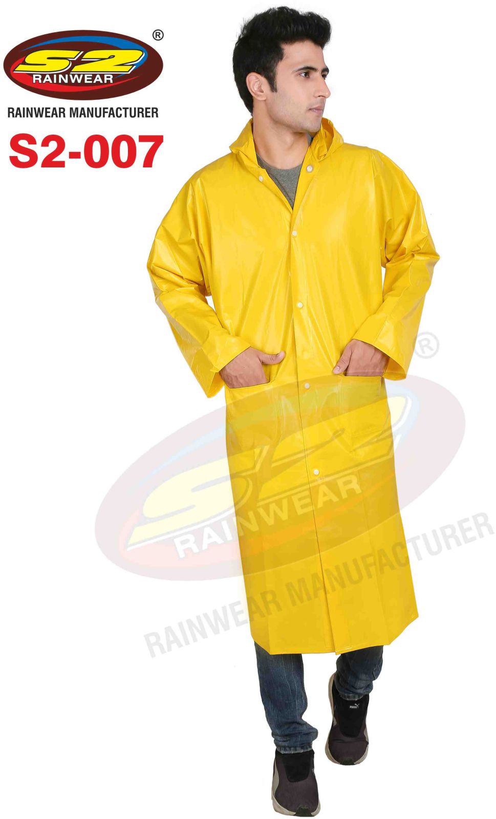 PVC Yellow Heavy Duty Rain Suit