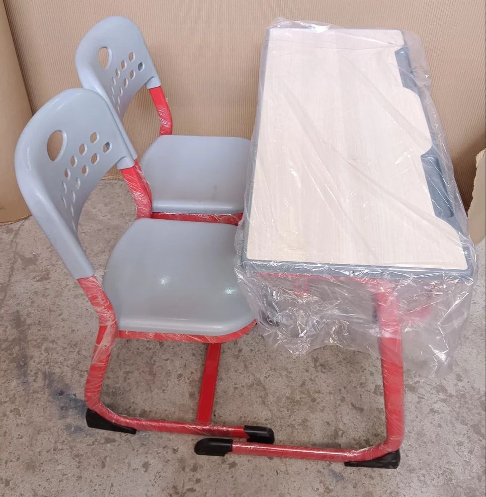 2 Seater Modern Wooden School Desk