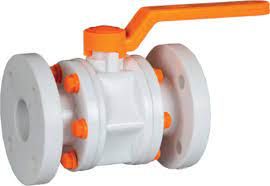Polypropylene PP Ball Valve, Color : White