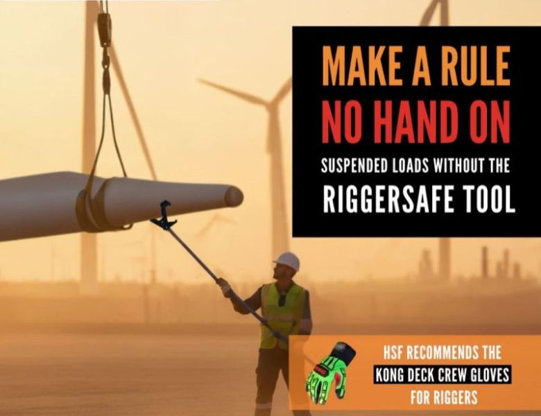 Wind Turbine Operations hands-free Rigging Safety Tool