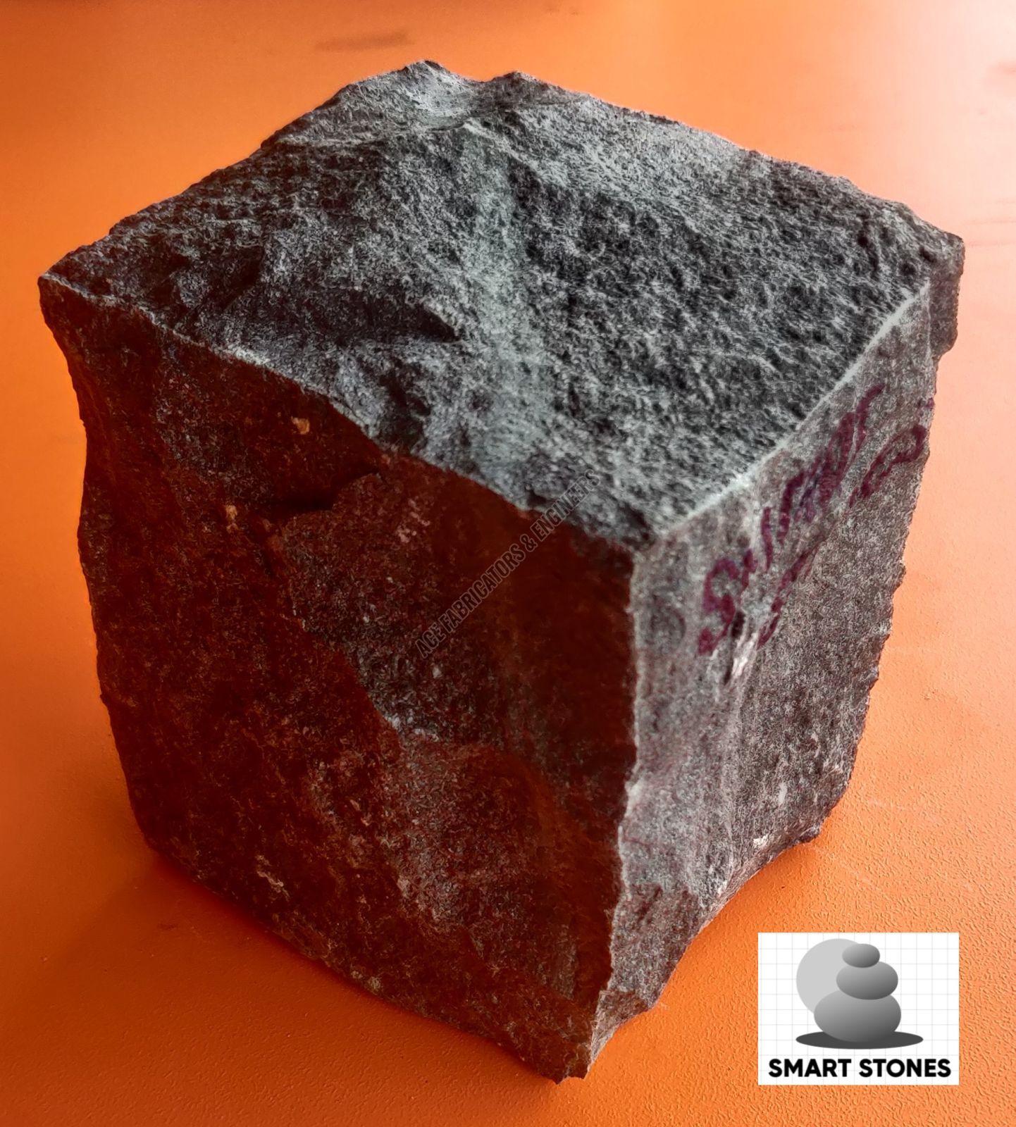 Black Hand Cut Cobblestone