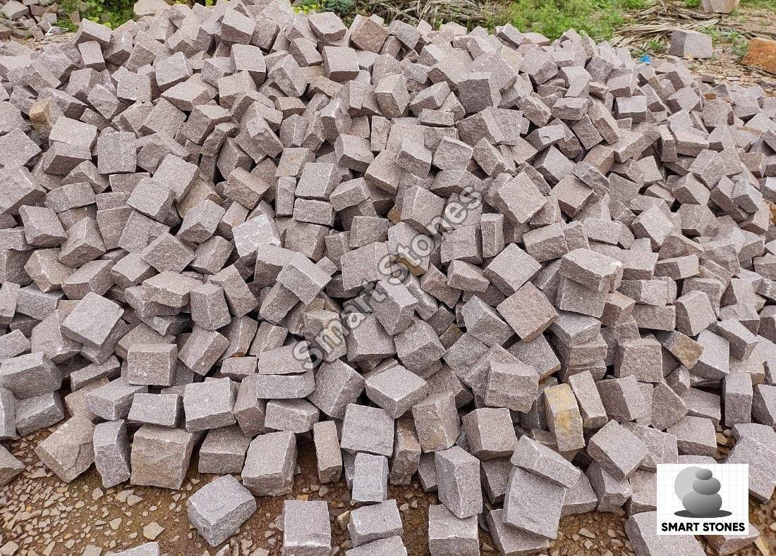 Red Hand Cut Cobblestone