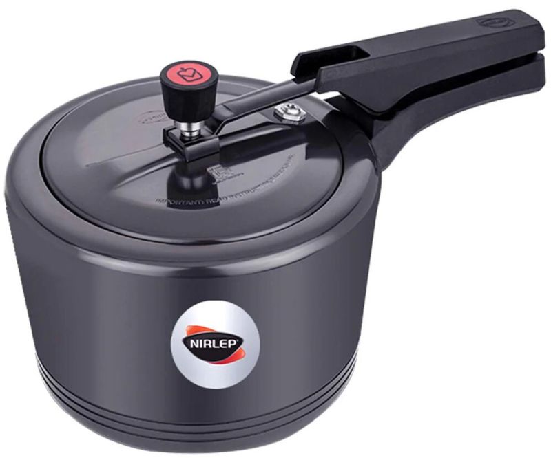 Nutrihealth PRO Inner Lid Hard Anodised Designer Pressure Cooker