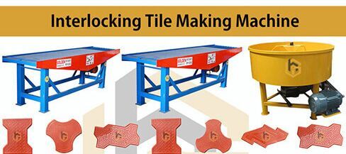 Interlocking Tiles Making Machine