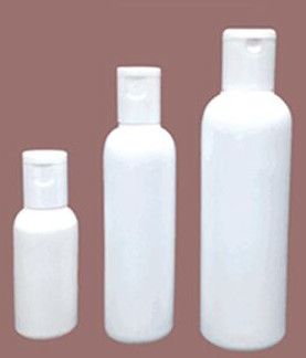 Plastic Round Shampoo Bottles, Color : White