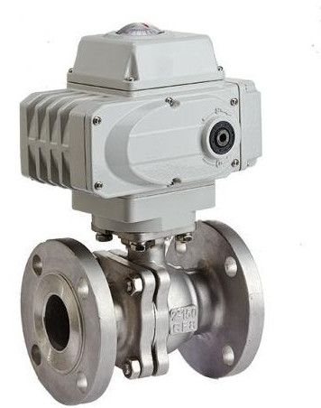 Electric Actuated 2 Piece Flanged Ball Valve