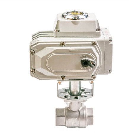 Electric Actuated 2 Piece Screwed Ball Valve
