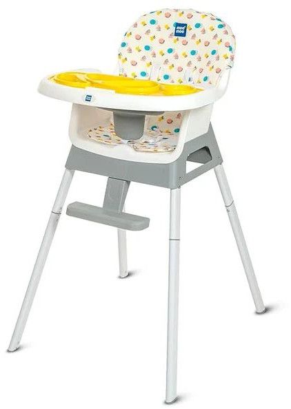 Mee Mee Baby Bistro High Chair with Multi- Adjustable Levels for Comfortable Feeding