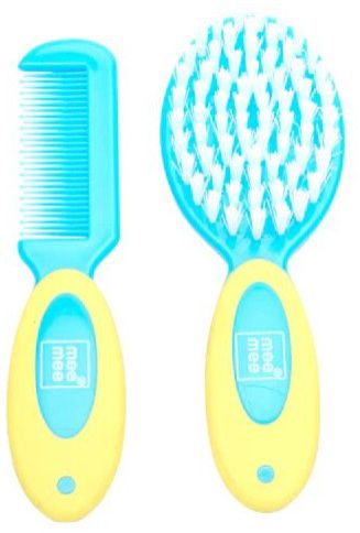 Mee Mee Baby Comb And Brush Set With Soft Nylon Bristles