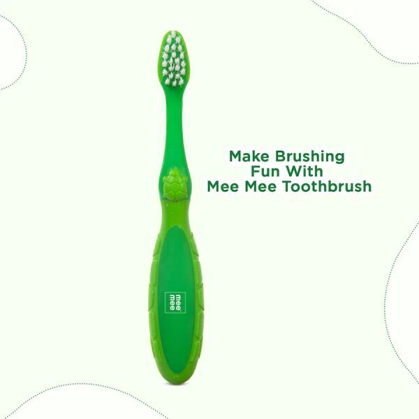 Mee Mee Green Kids Toothbrush with Soft Bristles