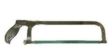 Chrome Plated Heavy Duty Hacksaw Frame, Color : Silver Standard