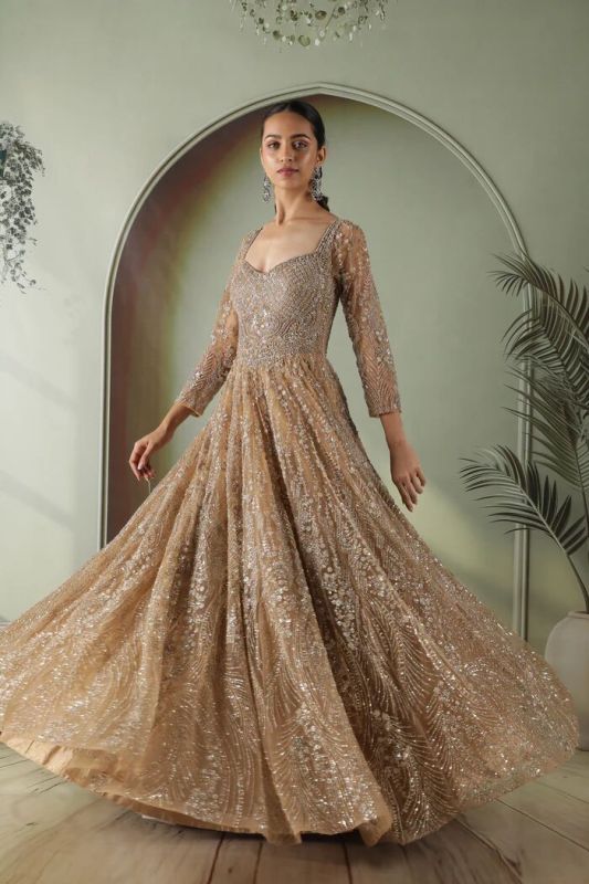 Golden Net Gown