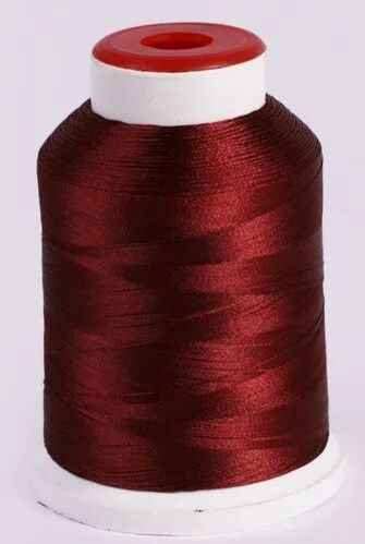 Dyed Polyester Embroidery Thread, Color : Green