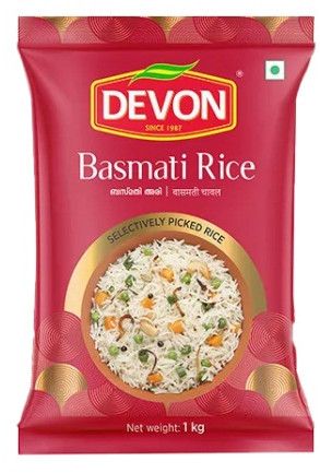 Fluffy Basmati Rice, Brand Name : Devon Foods