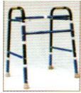 Metal Folding Walker, Color : Black For Handicapped Use