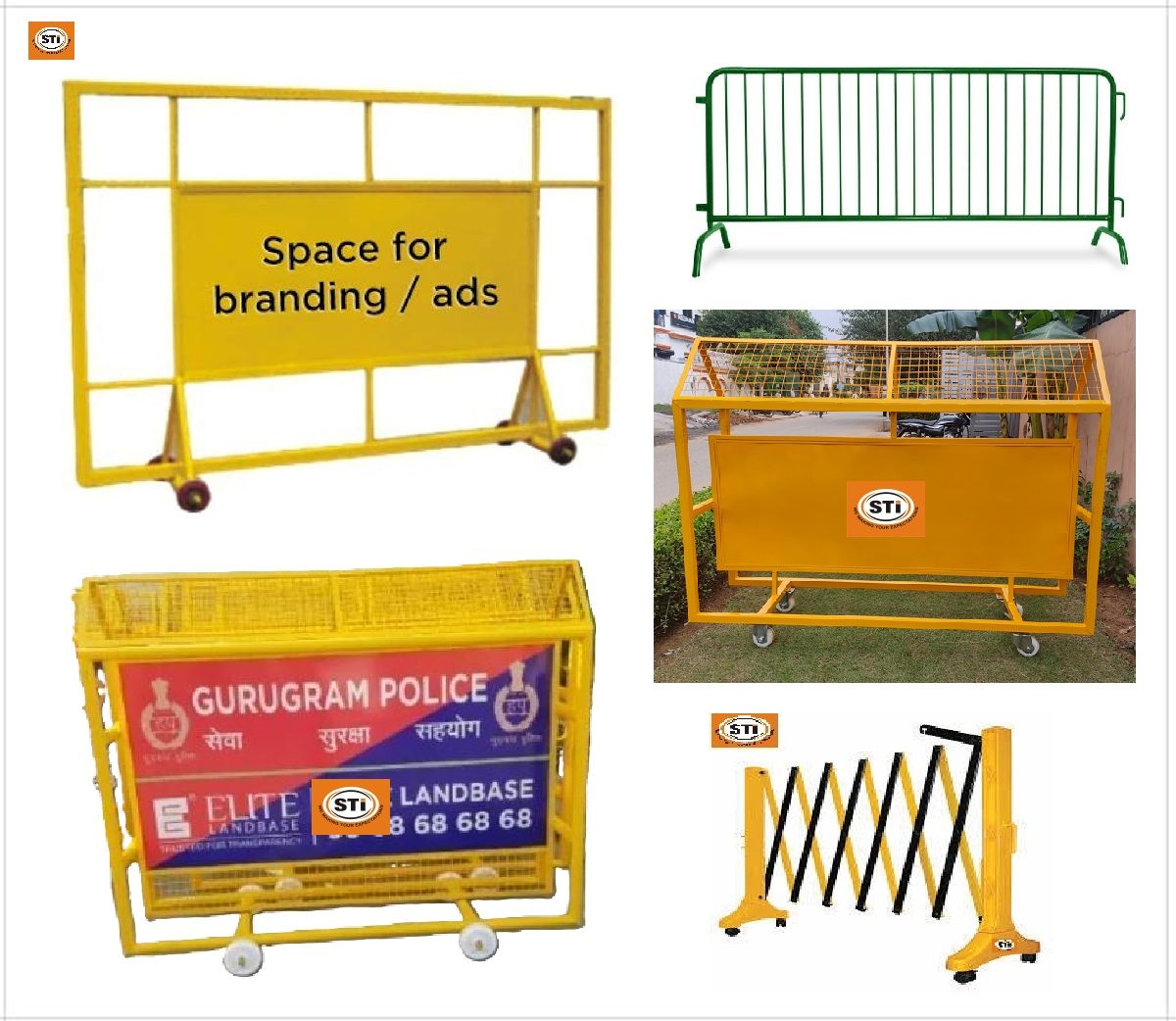 Dual Frame Traffic Barricade