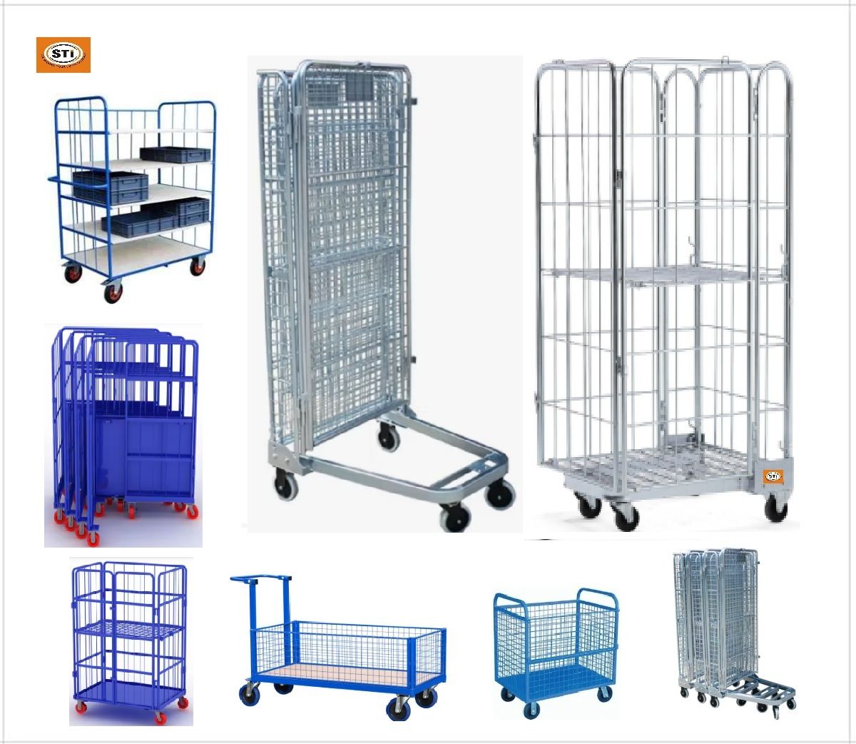 Wire mesh Trolley / Cage Trolley / Warehouse Trolley