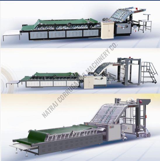 Electric Nagpal Semi-Automatic Flute Laminator, Color : Grey