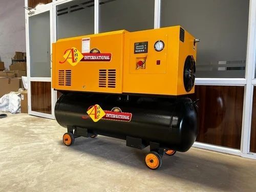 10 HP Tank Mounted Direct Driven Screw Air Compressor