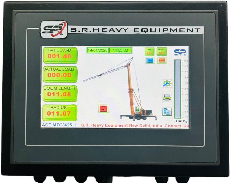 Touch Safe Load Indicator For Crane