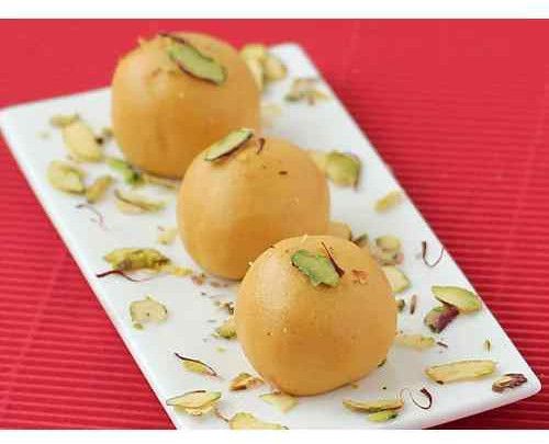 Ladoo, Color : Golden Brown, Packaging Type : Plastic Pouch