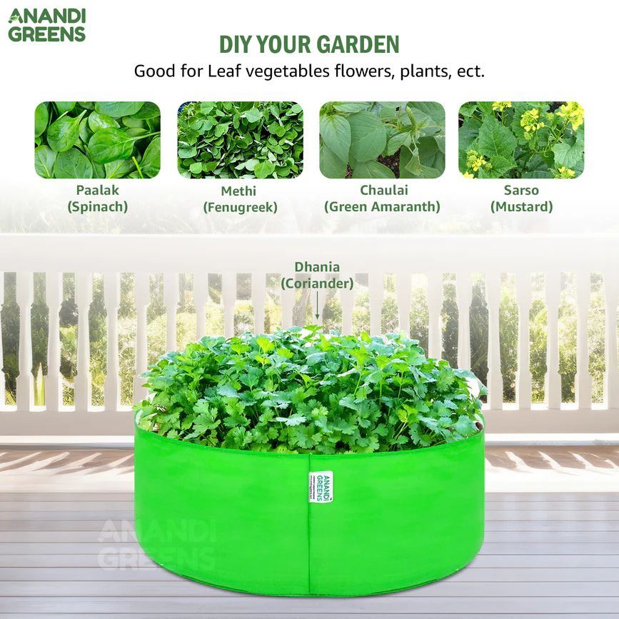 18x6 Inch HDPE Round Grow Bag