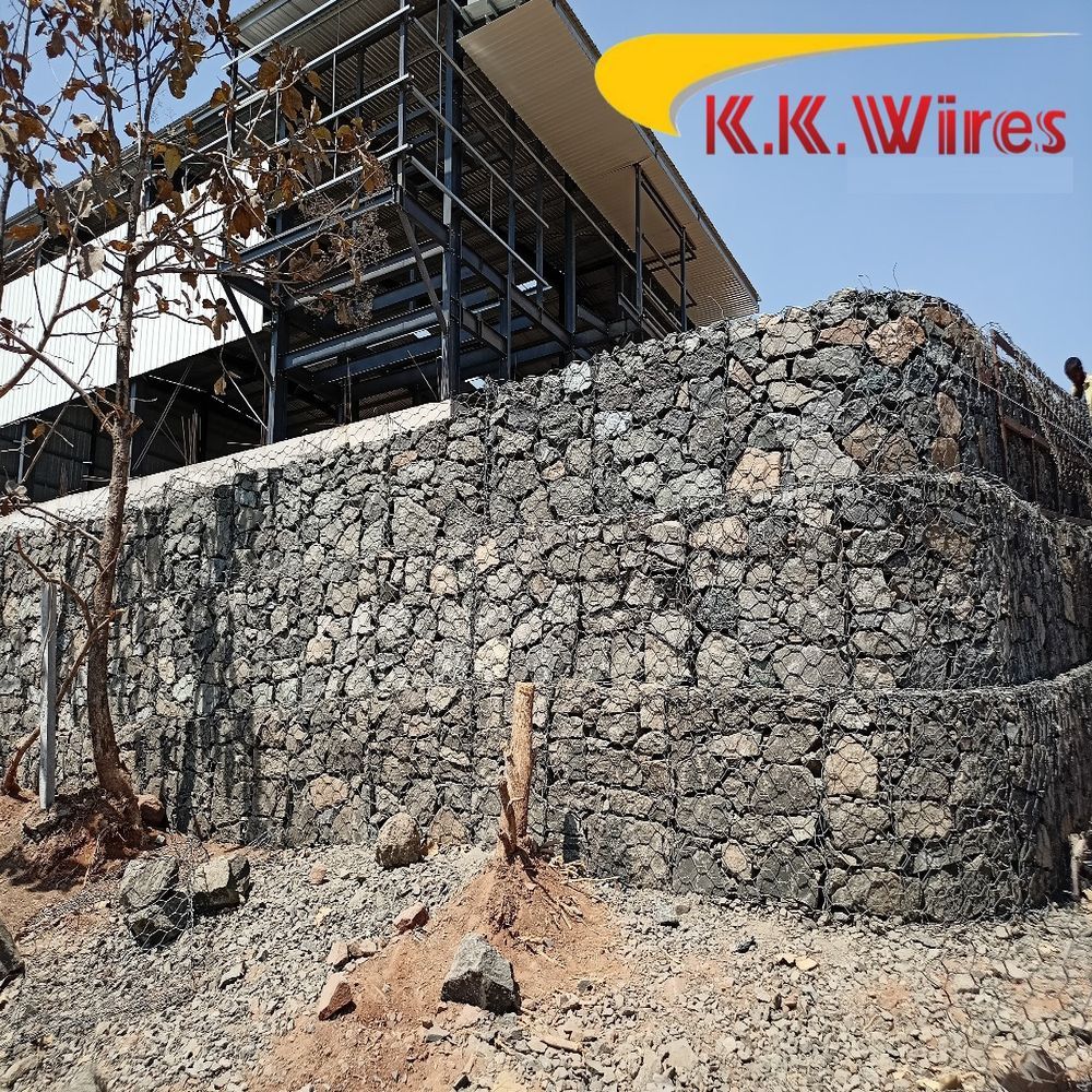 Gabion Industrial Land Wall