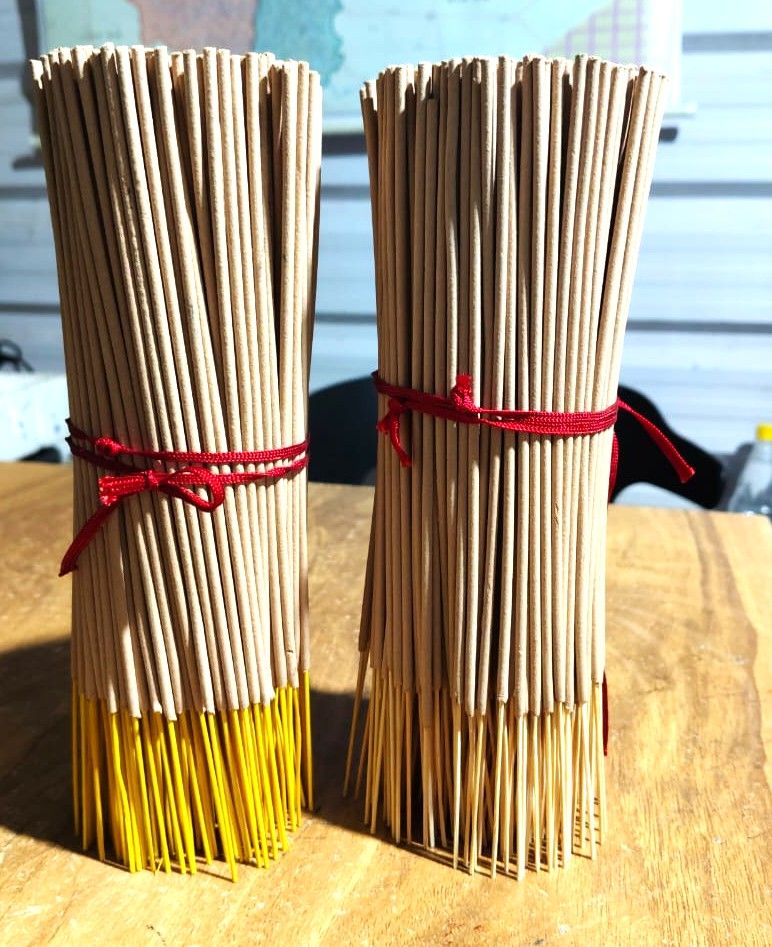 White Raw Incense Sticks