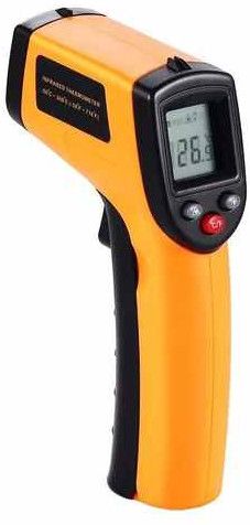 Plastic Digital IR Thermometer, Color : Yellow