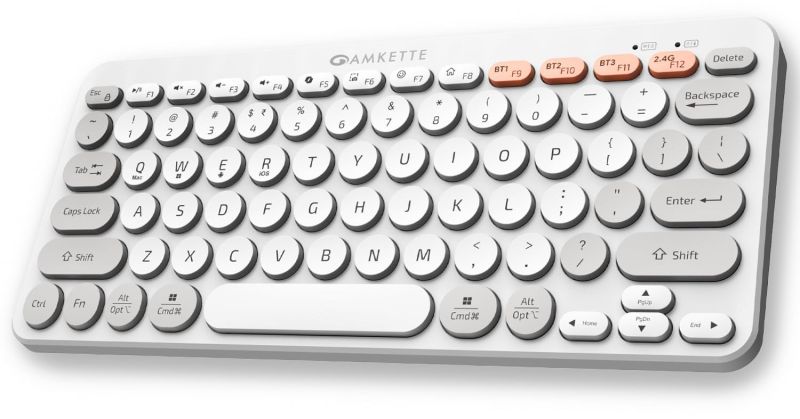 Amkette Optimus Bt 4 in 1 Multi Device Wireless Keyboard