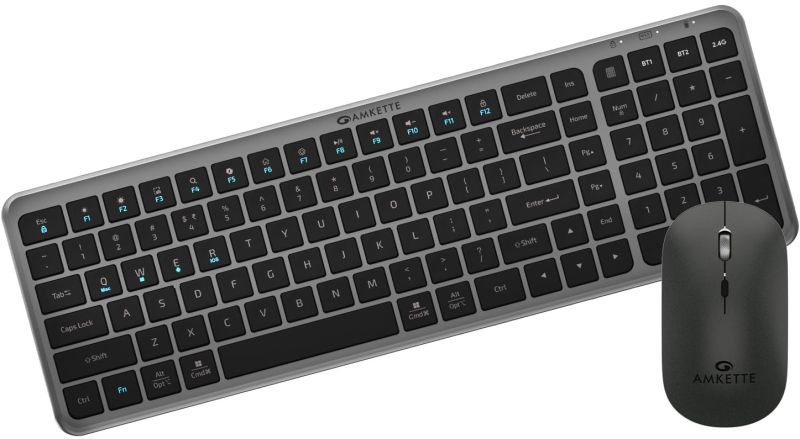 Amkette Y-Key Max Wireless Keyboard Mouse Combo