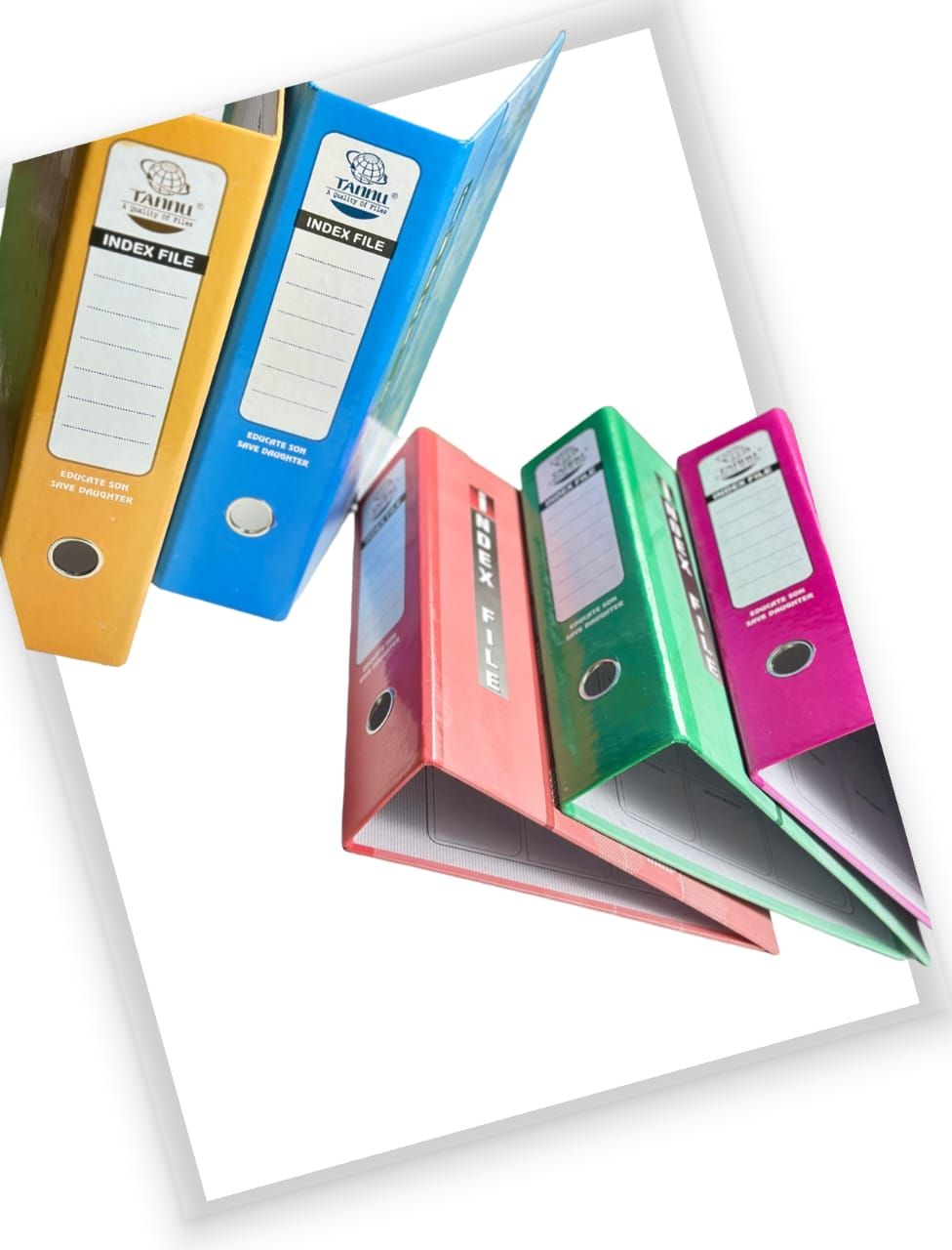 Hard Binding Clip Index File Folder