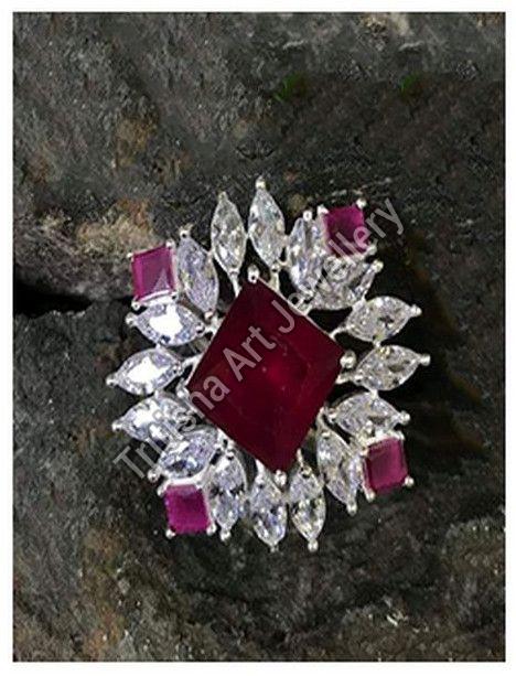 American Diamond Cocktail Ring