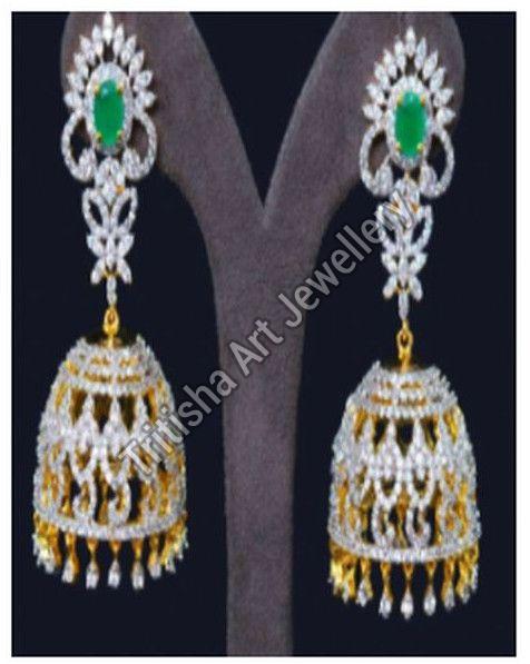 Designer Party Wear Jhumka Earrings