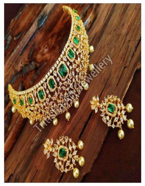 Gold Plated Bridal Necklace Set