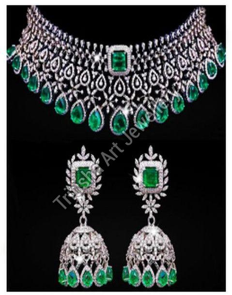 Kundan Stone Wedding Necklace Set