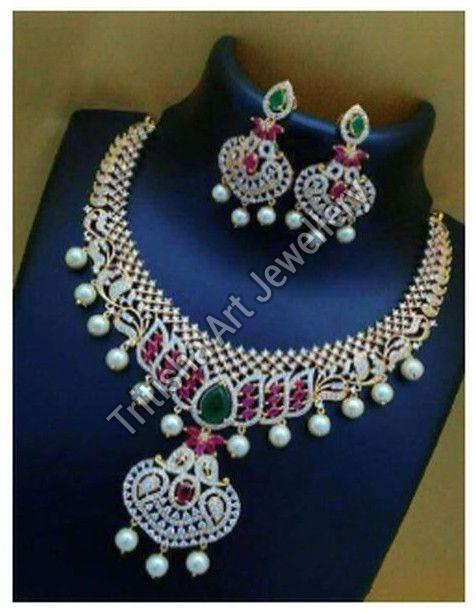 Traditional Rajwadi Style Necklace Set
