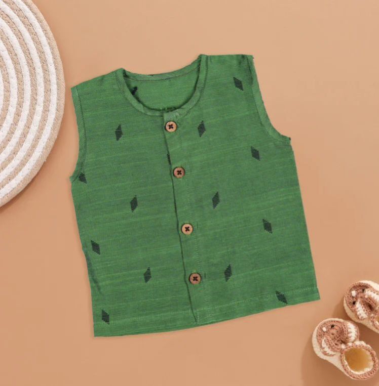 Baby Elegant Green Cotton Jabla