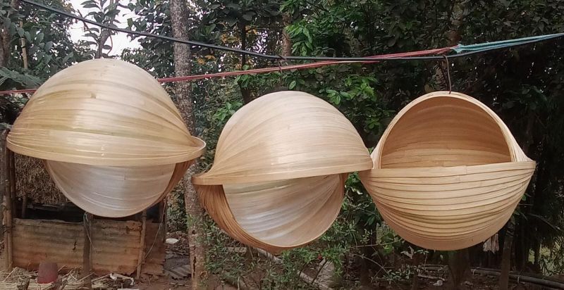 3 Light Bamboo Hanging Light Lamp