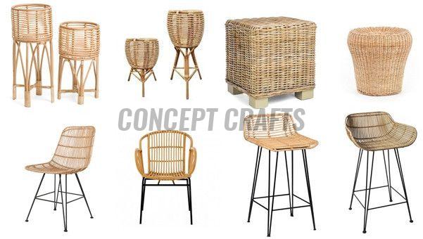 Rattan Garden Table Chair