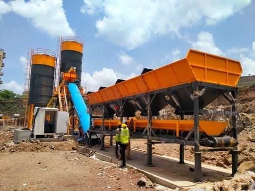 Stationary Inline Concrete Batching Plant