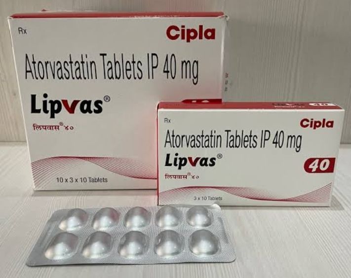 40 Mg Lipvas Atorvastatin Tablets