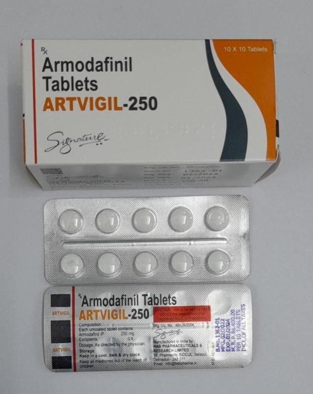 Artvigil 250 Mg Armodafinil Tablets