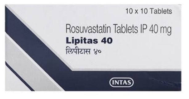 Lipitas 40 mg Rosuvastatin Tablets