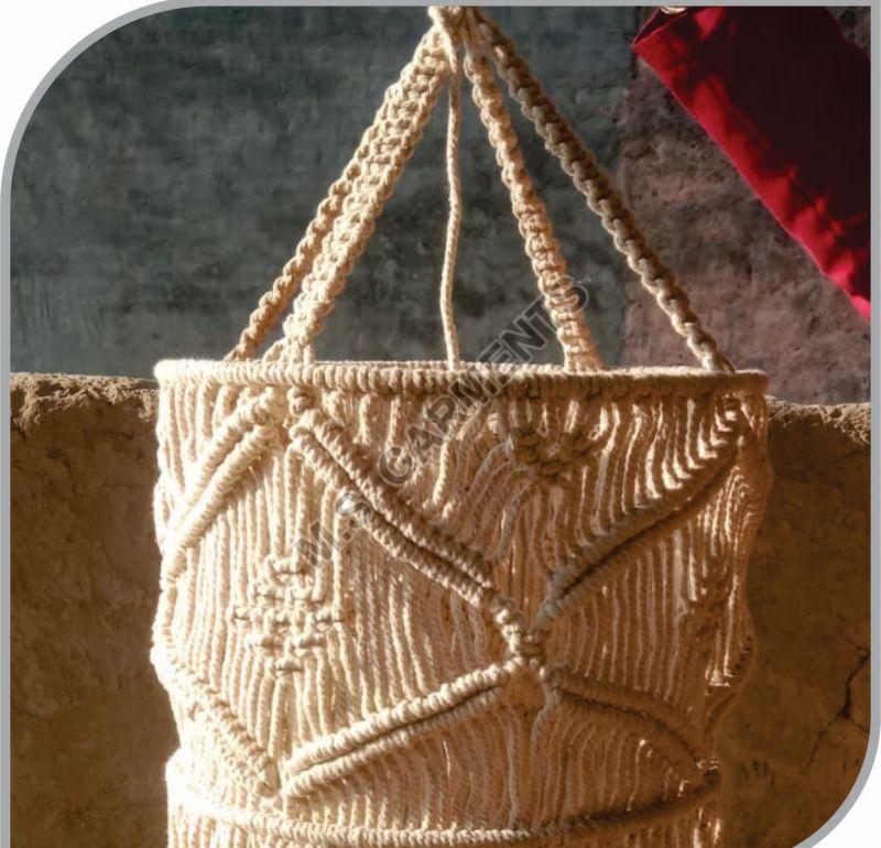White Cotton Hanging Chandelier