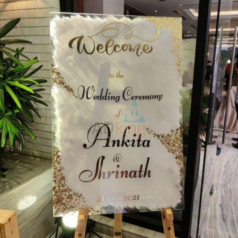 Acrylic Welcome Board
