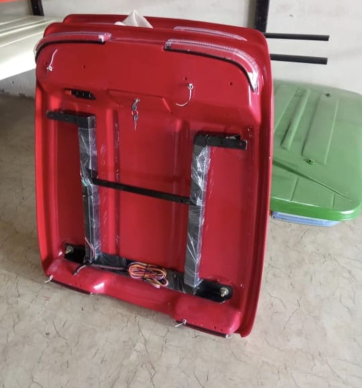 Red Tractor Fiber Hood