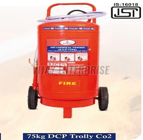 75 Kg Co2 Dcp Trolley Mounted Fire Extinguisher