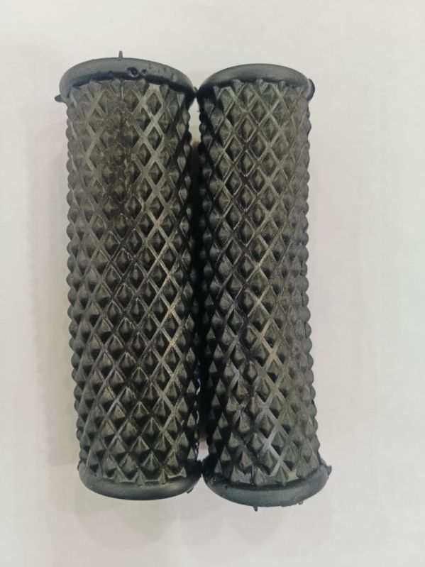 Black Bike Handle Grip Cover